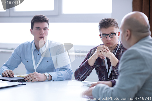 Image of Startup Business Team On Meeting at office