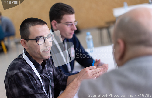 Image of Startup Business Team On Meeting at office