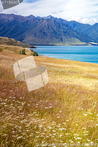 Image of lake Wanaka; New Zealand south island