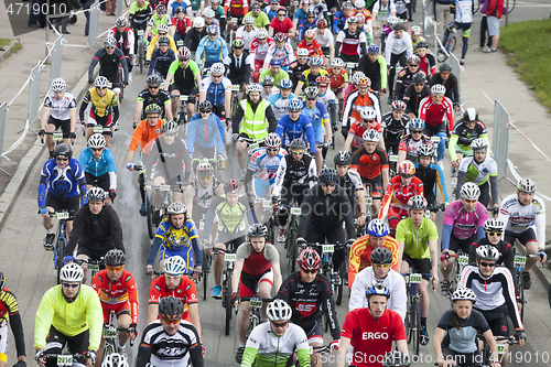 Image of Mass sart of Riga Cycling Marathon Folk Distance