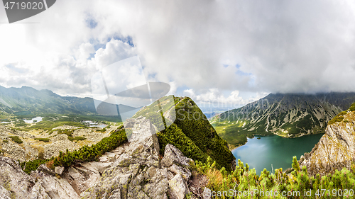 Image of View from Krab in Tatra Mountains, Poland, Europe.