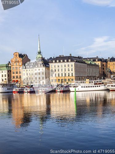 Image of Stockholm daylight skyline panorama