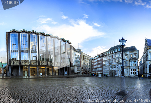 Image of Skyline of Bremen main market square, Germany