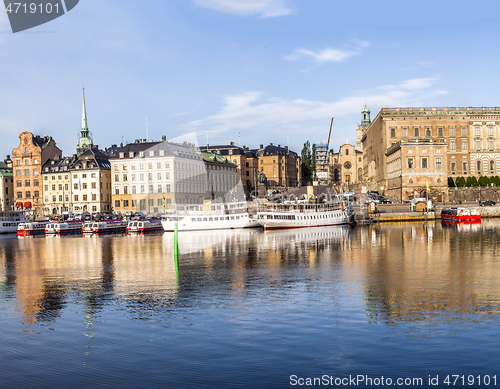 Image of Stockholm daylight skyline panorama