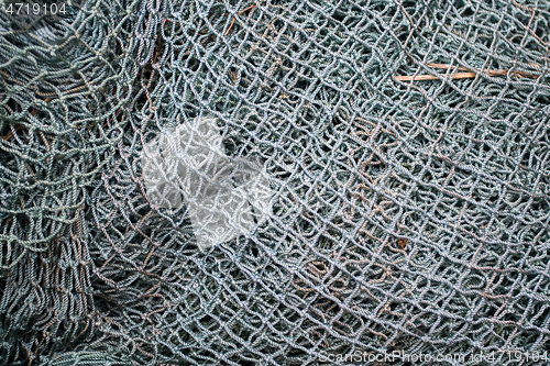 Image of Fishing net background