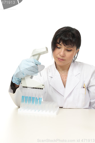 Image of Scientist at work