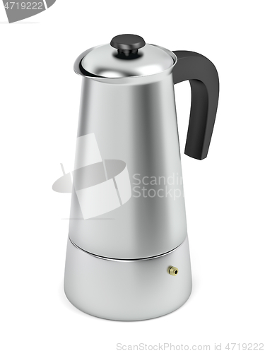 Image of Silver moka pot