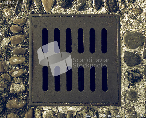 Image of Vintage looking Manhole