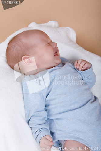 Image of crying newborn baby