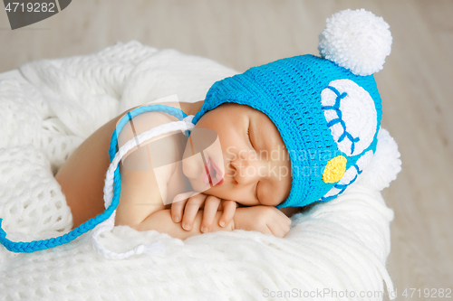Image of cute newborn baby