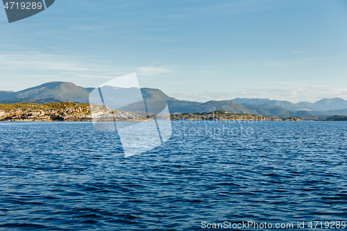 Image of Beautiful view on norwegian fjords