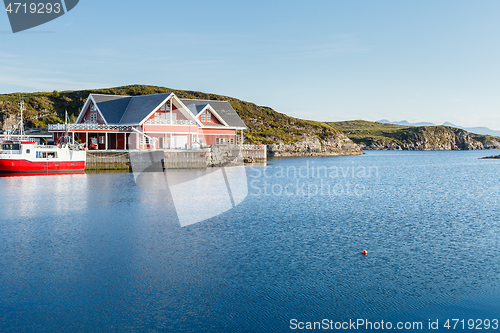 Image of Beautiful view on norwegian fjords