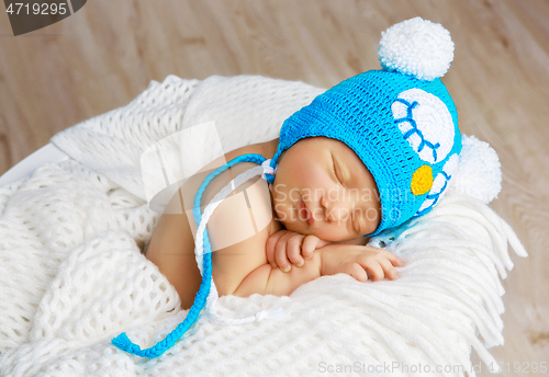 Image of cute newborn baby