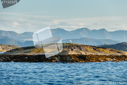 Image of Beautiful view on norwegian fjords