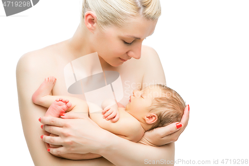 Image of mother with newborn child