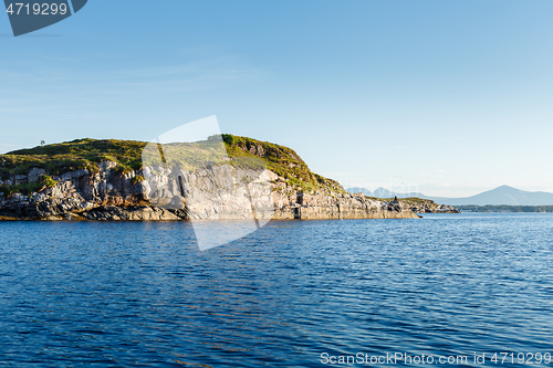 Image of Beautiful view on norwegian fjords