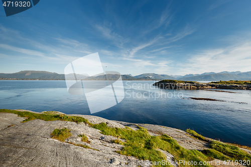 Image of Beautiful view on norwegian fjords