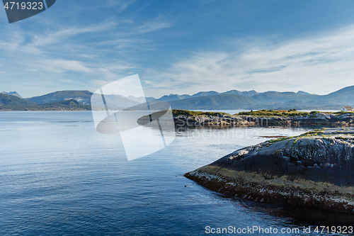 Image of Beautiful view on norwegian fjords