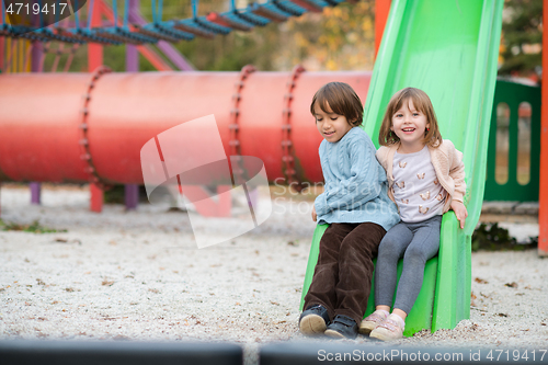 Image of kids in park playground