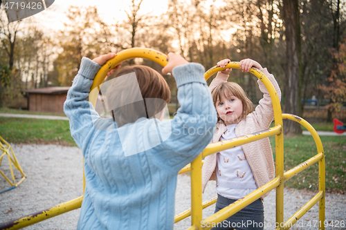 Image of kids in park playground