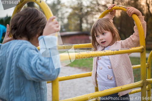 Image of kids in park playground