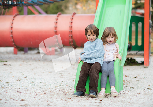 Image of kids in park playground