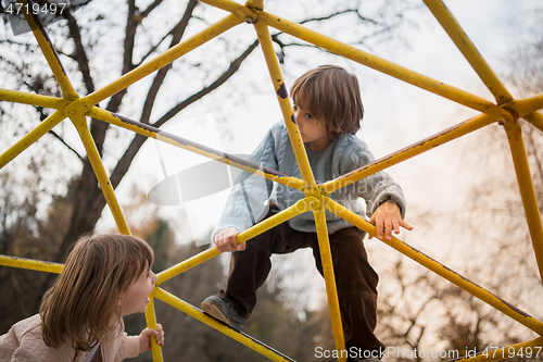 Image of kids in park playground