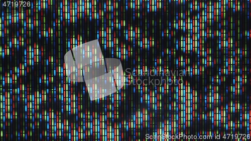 Image of Macro shot of TV LCD matrix