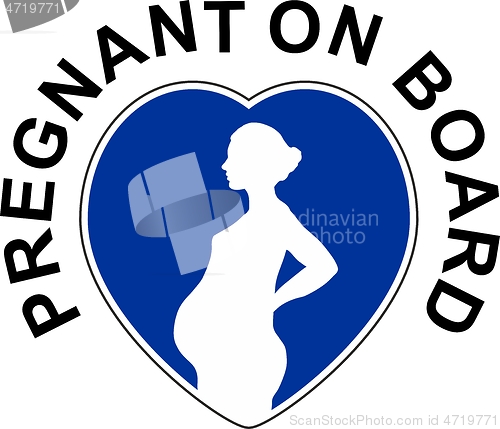 Image of Pregnant woman on board
