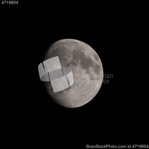 Image of Waning Gibbous Moon Square Crop