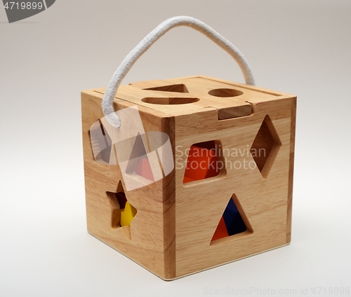 Image of eco friendly wooden toys 