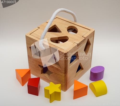 Image of eco friendly wooden toys