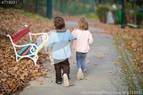 Image of realationship break concept with couple of kids