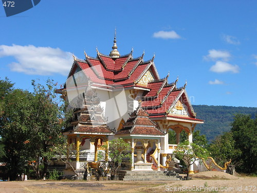 Image of Buddhist temple. Laos