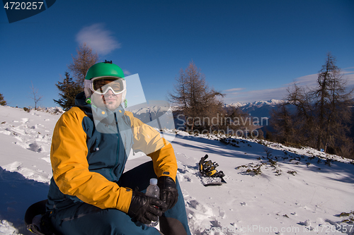 Image of snowboarder portrait