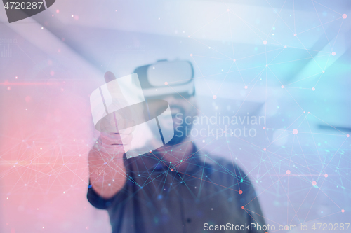 Image of virtual reality vr glasses