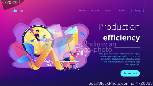 Image of Productivity concept landing page.