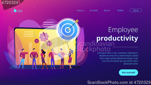 Image of Performance management concept landing page.