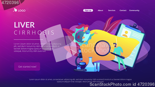 Image of Cirrhosis concept landing page.