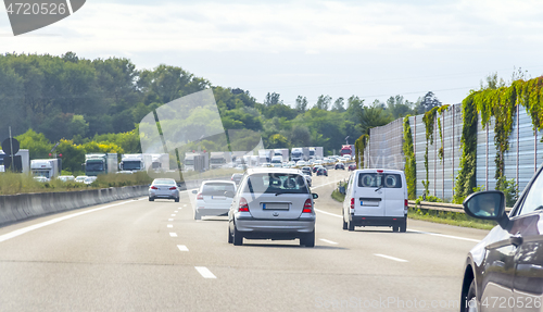 Image of highway scenery in Southern Germany