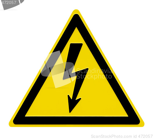 Image of High Voltage Sign