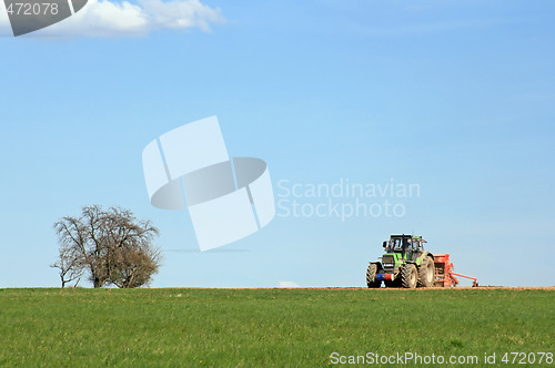 Image of Tractor in Work