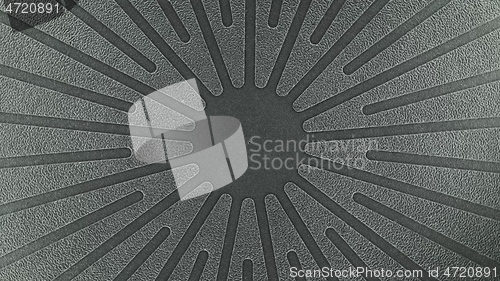 Image of Abstract rotating metallic background closeup footage