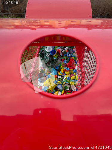 Image of Bottle caps for recycling