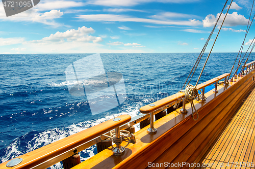 Image of Yacht in the red sea