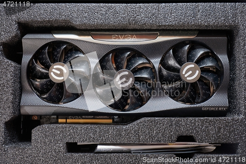 Image of EVGA Geforce RTX 3090 Nvidia GPU display