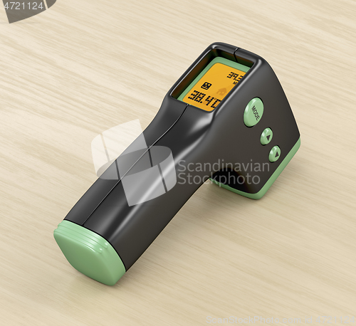 Image of Black infrared thermometer