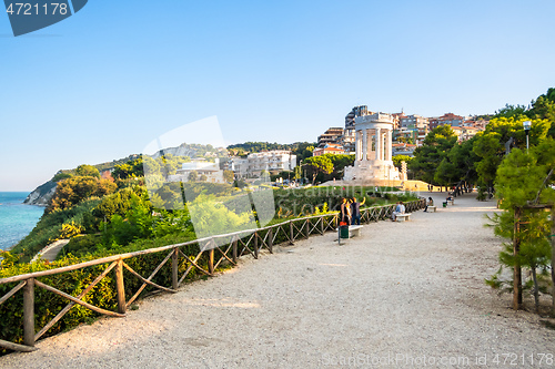 Image of view from the monument to the fallen of Ancona, Italy