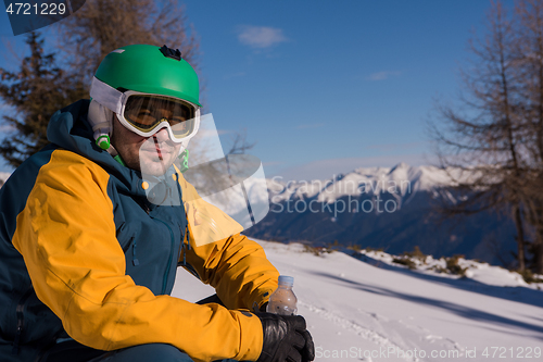 Image of snowboarder portrait