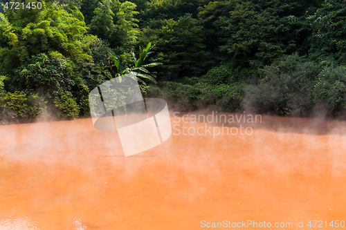 Image of Blood pond hell in Beppu